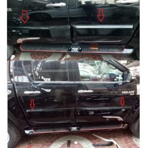 Toyota Hilux Revo Door Body Cladding V2 2016-2019