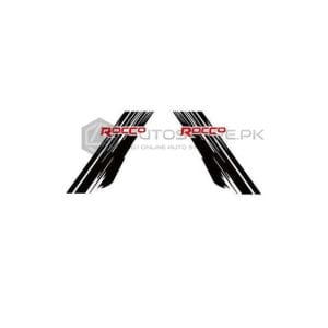 Toyota Hilux Rocco Graphics Vinyl Decal Car Styling Trunk Decor Black and Red Sticker