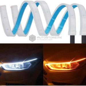Universal Flexible Head Lamp DRL Dual Color