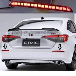 Honda Civic Rear Bumper Reflector Red V1 2022-2023
