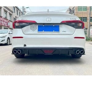 Honda Civic Mugen Style Rear Diffuser 2022-2023