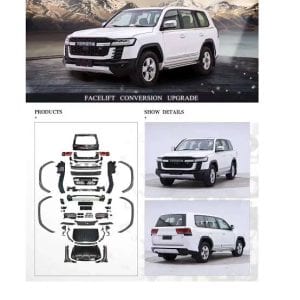 Toyota Land Cruiser 2008 to Land Cruiser LC300 AX/ZX Upgrade Conversion To GR Style Body Kit 2023