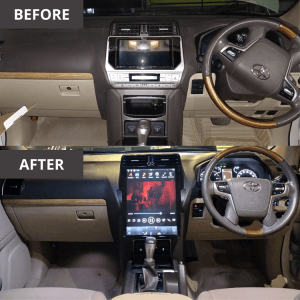 Toyota Land Cruiser Prado Tesla Style Multimedia Android System 2018-2021