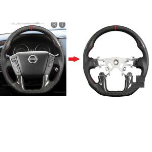 Carbon Fiber Steering For Nissan Y62 2015-2018