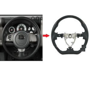 Wood Leather Steering For Toyota FJ Cruiser