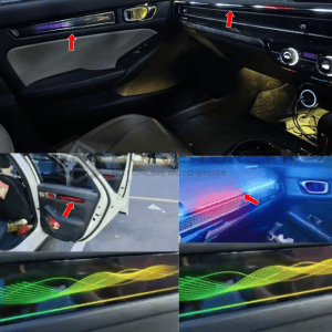 Honda Civic Doors Ambient Lights RGB Dynamic 2022-2024