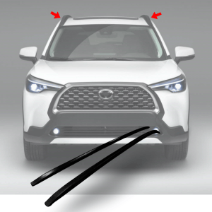 Toyota Corolla Cross Roof Rail Glossy Black 2020-2024