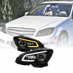 Mercedes-Benz C-Class W204 Sequential LED Projector Headlights 2008-2011