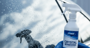 A blog banner image showing best glass cleaner Pakistan
