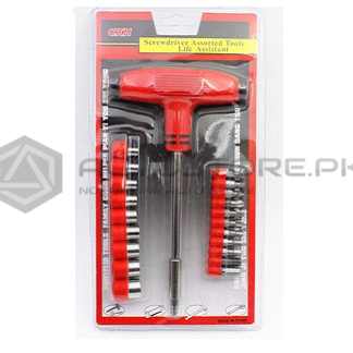 Professional Socket & Bits  Red Set JL-1079 24 Pcs