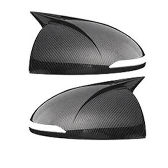 Hyundai Sonata Carbon Fiber Batman Style Side Mirror Covers 2021-2023