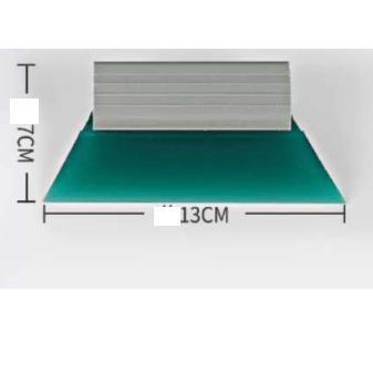 Green Sloping Large with Handle (thick tube)