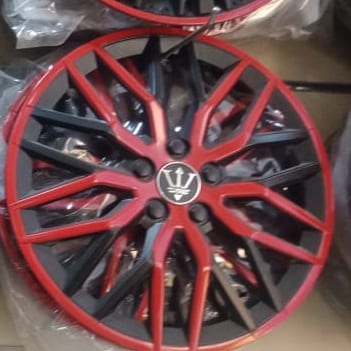 Red And Black Wheel Cover 13 Inches