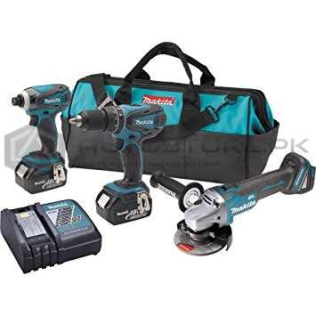 Makita XT324 LXT Lithium-Ion Cordless 3-Pcs Combo Kit 18V