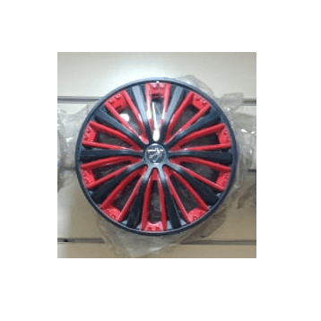 Red And Black ABS Wheel Cover 13 Inches