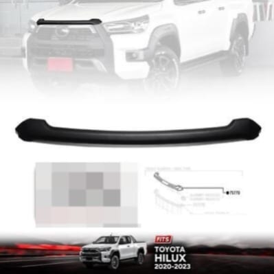 Toyota Hilux Rocco Hood Trim OEM Grey 2022-2023