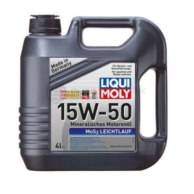 Liqui Moly Engine Oil MoS2 Leichtlauf 15W-50 (4 Litre)