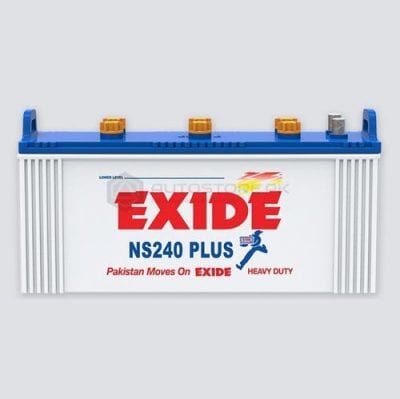 Exide HTV Battery NS240Plus - 27 Plates