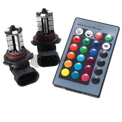 27 SMD RGB Light With Remote Pair