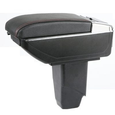 Arm Rest Leather with Chrome