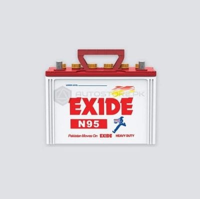 Exide LTV Battery N95 - 11 Plates