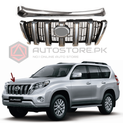 Toyota Land Cruiser Prado FJ150 Front Grill Black Chrome 2012-2015
