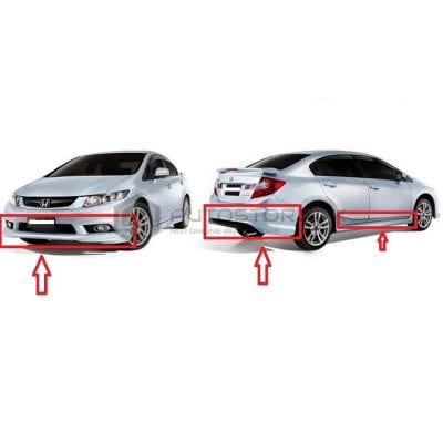 Honda Civic Rebirth Modulo Body Kit Taiwan 2012-2015