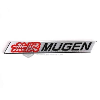 Mugen Metal Logo  Red and Silver