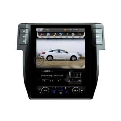Honda Civic Multimedia System Android GPS Tesla Style 2016-2021