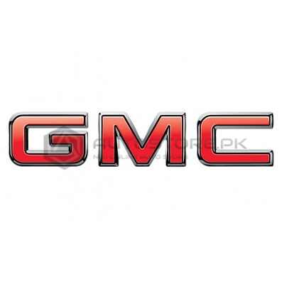 GMC Metal Logo Red - Each