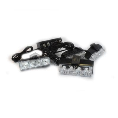 Universal LED Lights with 4 LEDs Each - 4 Pcs