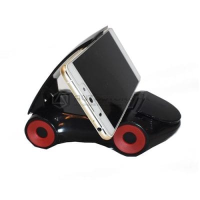 Car Shaped Mobile Holder Black and Red