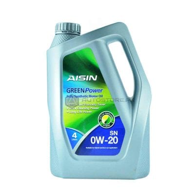 AISIN GREEN POWER Fully-Synthetic Motor Oil SN 0W-20  4L