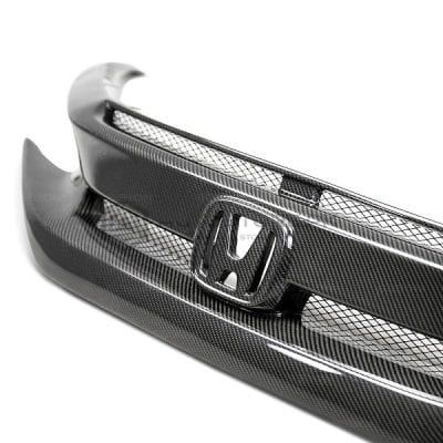 Honda Civic Turbo Grill Carbon Fiber Black 2016-2021
