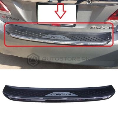 Toyota Corolla Trunk Bumper Protector Black 2017-2020