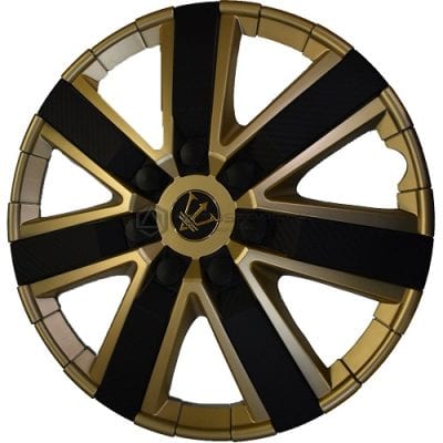 Gold and Black ABS Wheel Cover