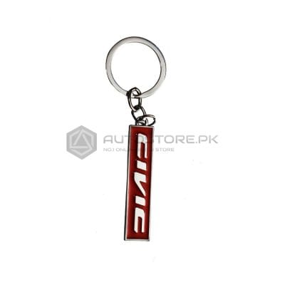 Red Civic Key Chain