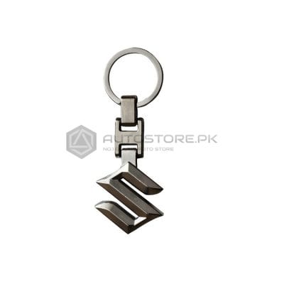 Silver Suzuki Metal Key Chain
