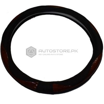 Steering Cover Black and Brown