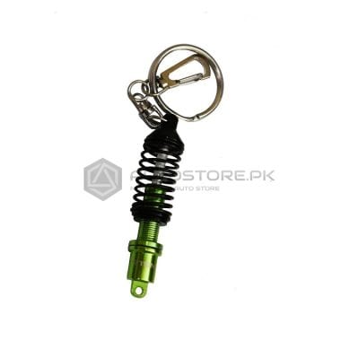 Green Spring Metal Key Chain