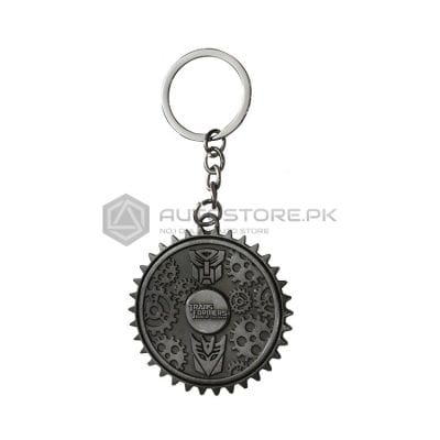 Black Transformers Metal Key Chain