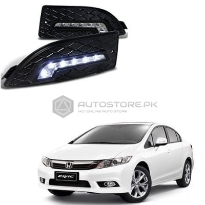 Honda Civic DRL Fog Lamp Cover 2012-2016