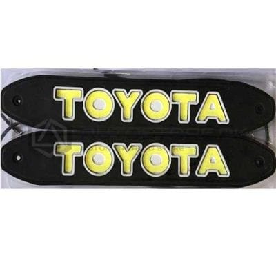 Flexible Bumper DRL With Toyota Logo