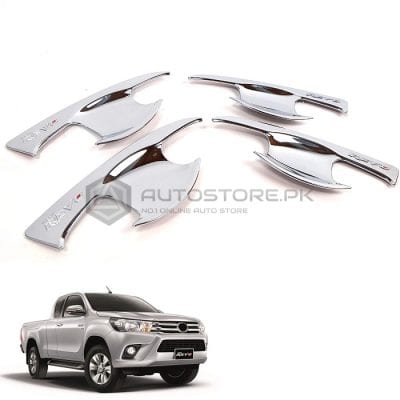 Toyota Revo Door Handle Bowls Chrome 2016-2023