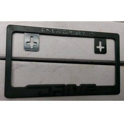 License Plate Frame Drive Black