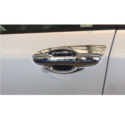 Honda Civic Bowl Door Handle Covers Chrome 2016-2018