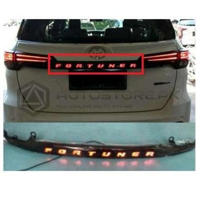 Toyota Fortuner LED Trunk Garnish Light Chrome 2016-2021