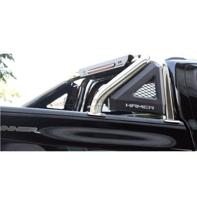 Toyota Hilux Revo Roll Bar Steel Hamer Black 2016-2019