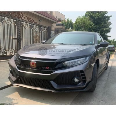 Honda Civic Type R Front Bumper Body Kit With DRL 2016-2021