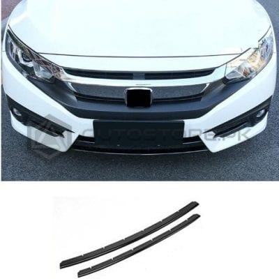 Honda Civic Carbon Fiber Bumper Trim 2016-2021
